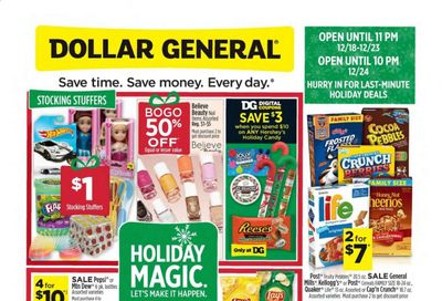 Dollar General Weekly Ad Flyer December 20 to December 26