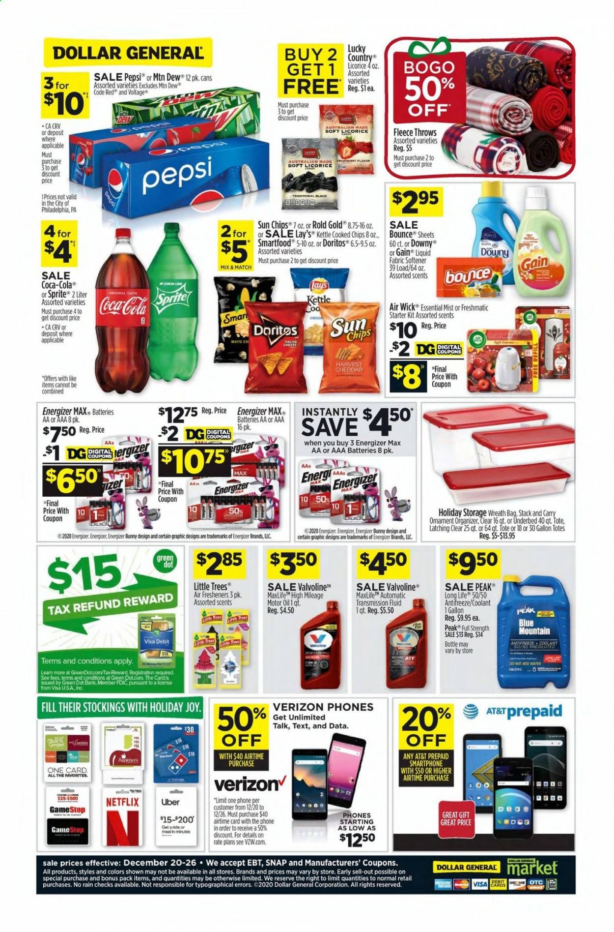Dollar General Weekly Ad Flyer December 20 to December 26