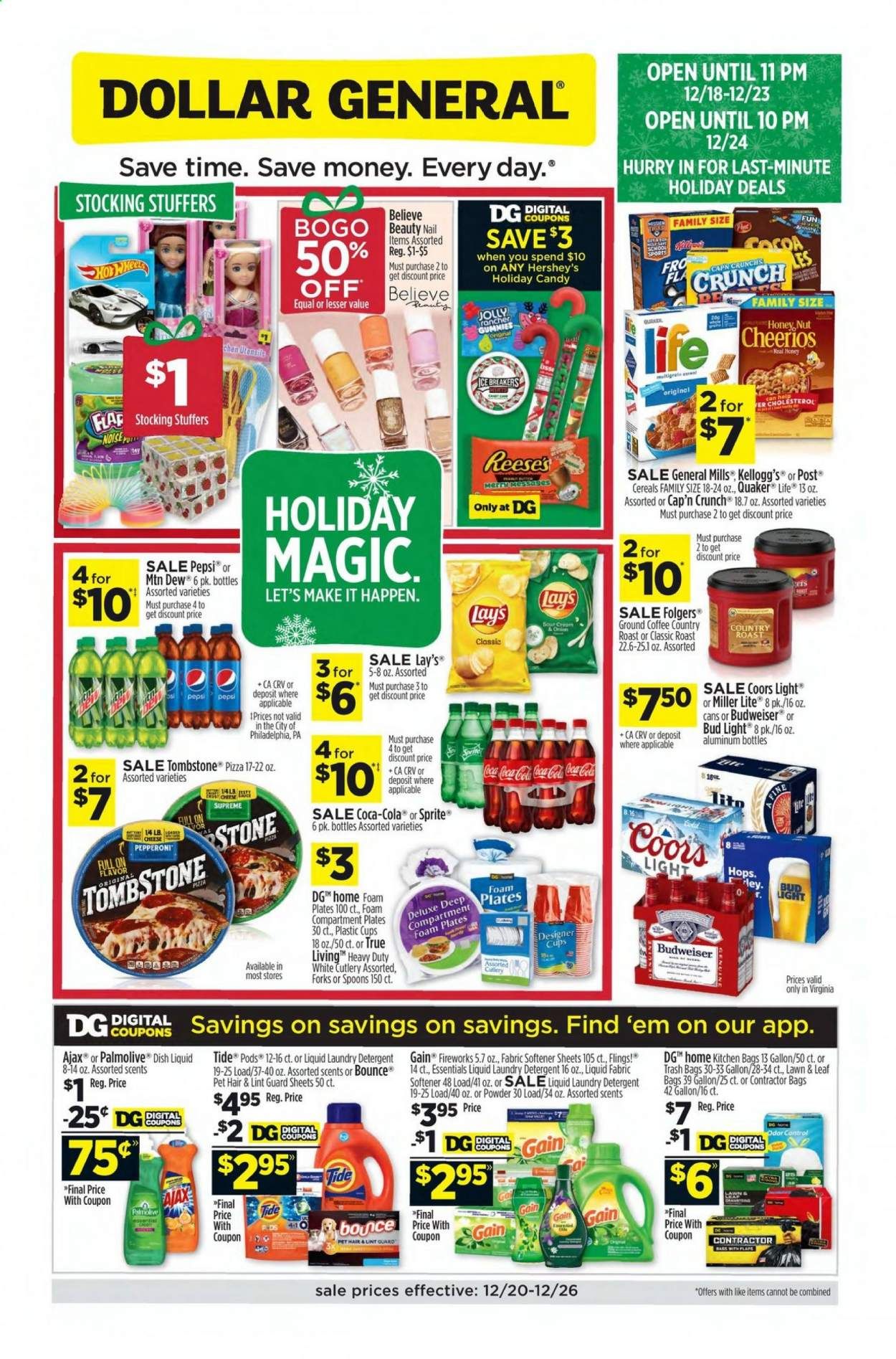Dollar General (VA) Weekly Ad Flyer December 20 to December 26