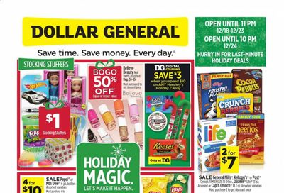 Dollar General (IA) Weekly Ad Flyer December 20 to December 26