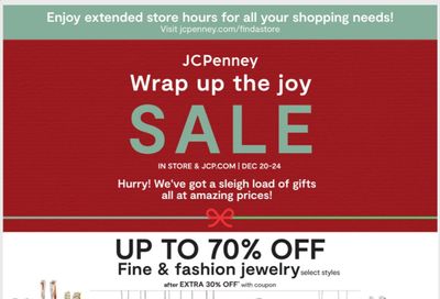 JCPenney Weekly Ad Flyer December 20 to December 24