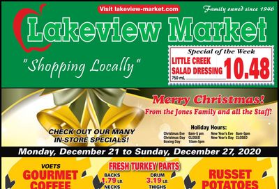 Lakeview Market Flyer December 21 to 27