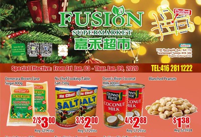 Fusion Supermarket Flyer January 3 to 9
