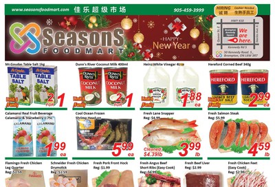Seasons Food Mart (Brampton) Flyer January 3 to 9
