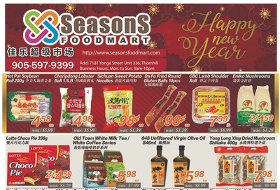Seasons Food Mart (Thornhill) Flyer January 3 to 9