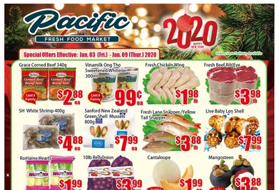Pacific Fresh Food Market (North York) Flyer January 3 to 9