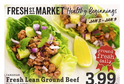 Fresh St. Market Flyer January 3 to 9