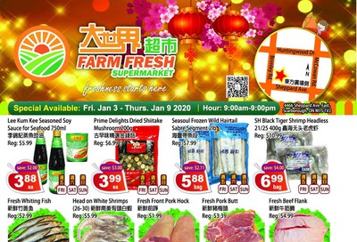 Farm Fresh Supermarket Flyer January 3 to 9