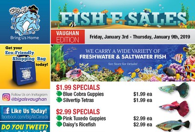 Big Al's (Vaughan) Weekly Specials January 3 to 9