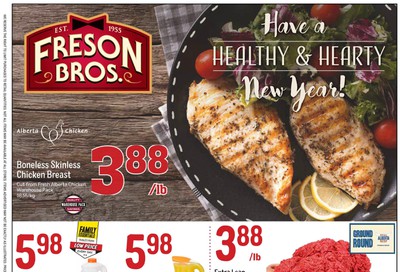 Freson Bros. Flyer January 3 to 9