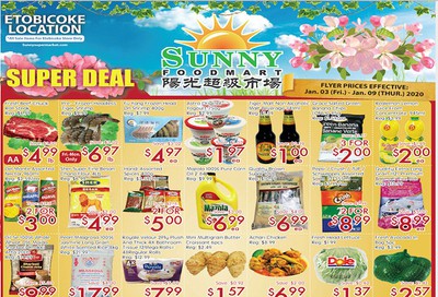 Sunny Foodmart (Etobicoke) Flyer January 3 to 9