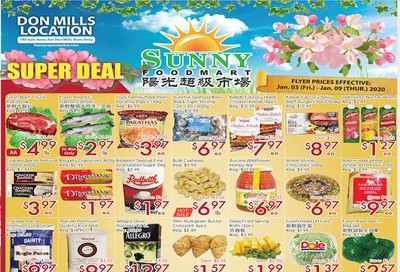 Sunny Foodmart (Don Mills) Flyer January 3 to 9