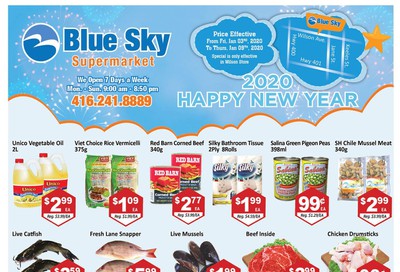 Blue Sky Supermarket (North York) Flyer January 3 to 9