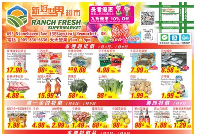 Ranch Fresh Supermarket Flyer January 3 to 9