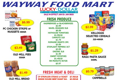 WayWay Food Mart Flyer January 3 to 9