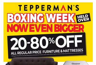 Tepperman's Flyer January 2 to 9