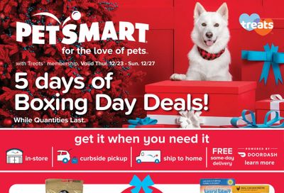 PetSmart Boxing Day/Week Flyer December 23 to 27, 2020
