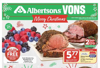 Albertsons Weekly Ad Flyer December 23 to December 29