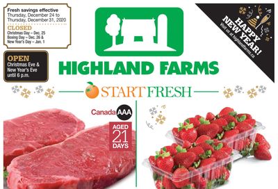 Highland Farms Flyer December 24 to 31
