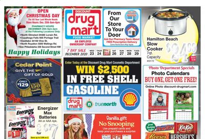 Discount Drug Mart (OH) Weekly Ad Flyer December 23 to December 29