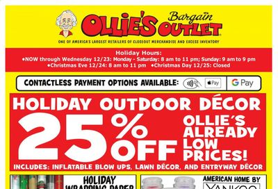 Ollie's Bargain Outlet Weekly Ad Flyer December 12 to December 30