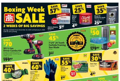 Home Hardware (ON) Boxing Week Flyer December 24 to January 6