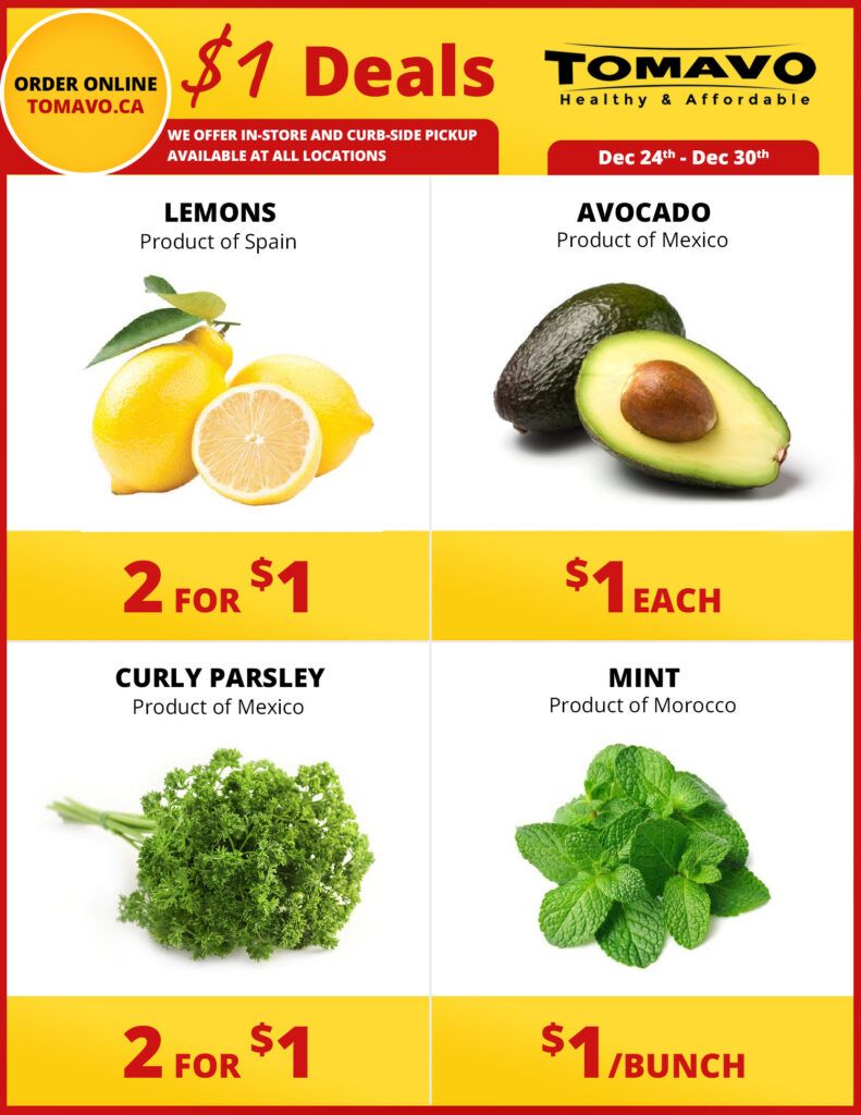 Tomavo Flyer December 24 to 30
