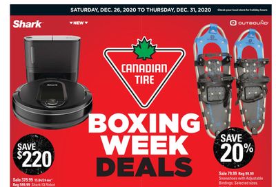 Canadian Tire (ON) Boxing Day/Week Flyer December 26 to 31, 2020