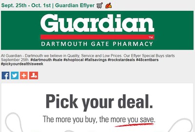 Guardian (Dartmouth Gate) Flyer September 29 to October 1