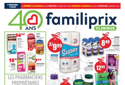 Familiprix Clinique Flyer December 26 to January 6