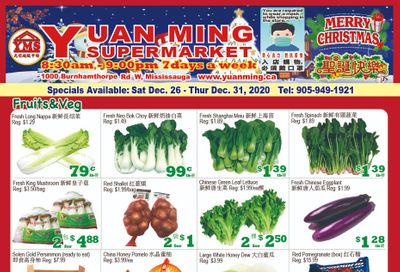 Yuan Ming Supermarket Flyer December 26 to 31