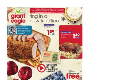 Giant Eagle Christmas Holiday Weekly Ad Flyer December 24 to December 30, 2020