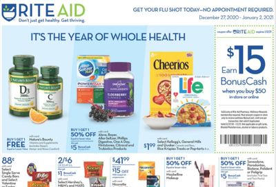 RITE AID Weekly Ad Flyer December 27 to January 2