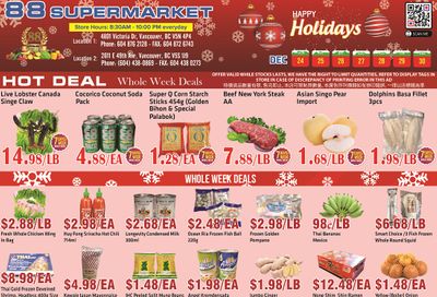 88 Supermarket Flyer December 24 to 30