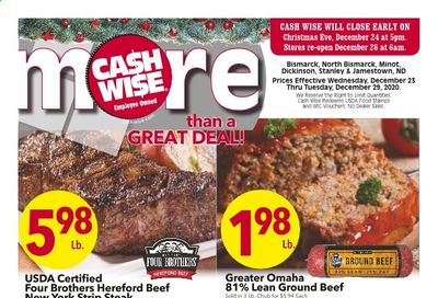 Cash Wise (MN, ND) Weekly Ad Flyer December 23 to December 29