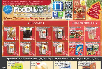 FoodyMart (HWY7) Flyer December 24 to 31