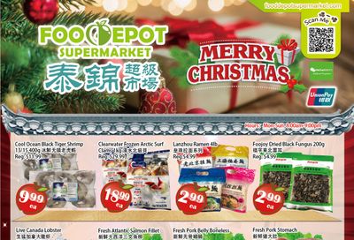 Food Depot Supermarket Flyer December 25 to 31