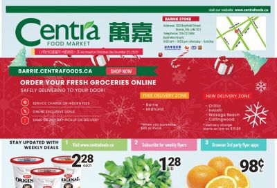 Centra Foods (Barrie) Flyer December 26 to 31