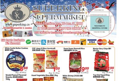 Superking Supermarket (London) Flyer December 26 to 31