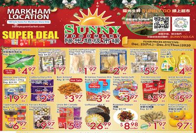 Sunny Foodmart (Markham) Flyer December 25 to 31