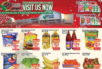 Skyland Food Mart Flyer December 26 to 31