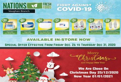 Nations Fresh Foods (Vaughan) Flyer December 26 to 31