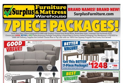 Surplus Furniture & Mattress Warehouse (Sydney) Flyer September 3 to 30