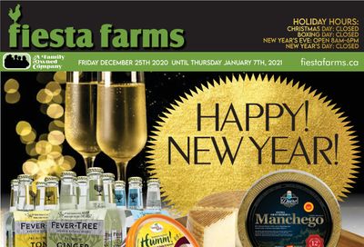 Fiesta Farms Flyer December 25 to January 7