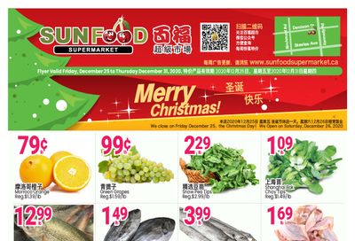 Sunfood Supermarket Flyer December 25 to 31
