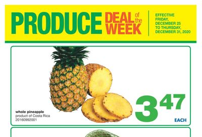 Wholesale Club (West) Produce Deal of the Week Flyer December 25 to 31