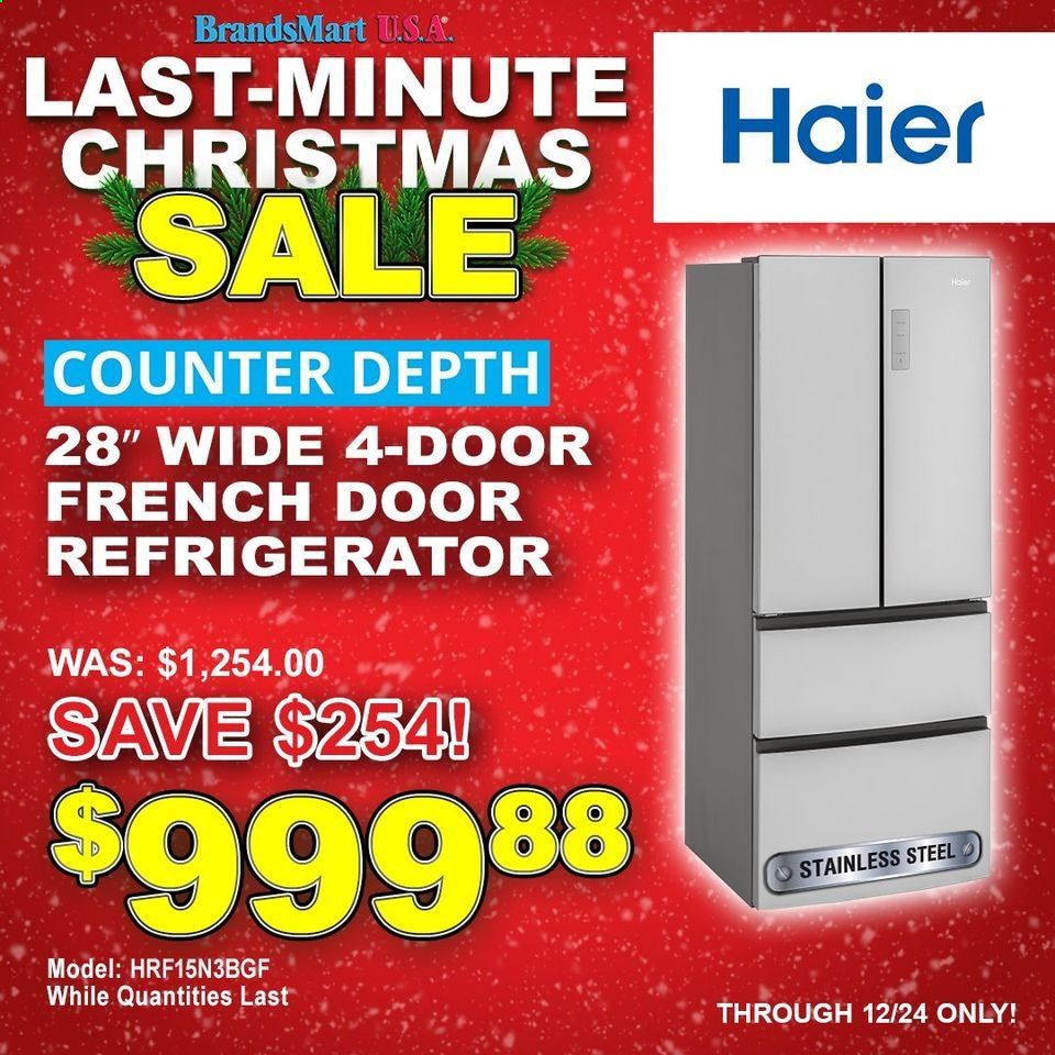Brandsmart USA Weekly Ad Flyer December 25 to January 1