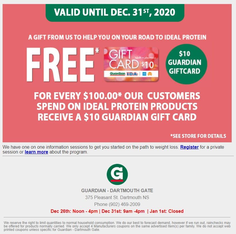 Guardian (Dartmouth Gate) Flyer December 26 to 31
