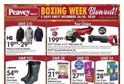 Peavey Mart Boxing Week Flyer December 26 to 30