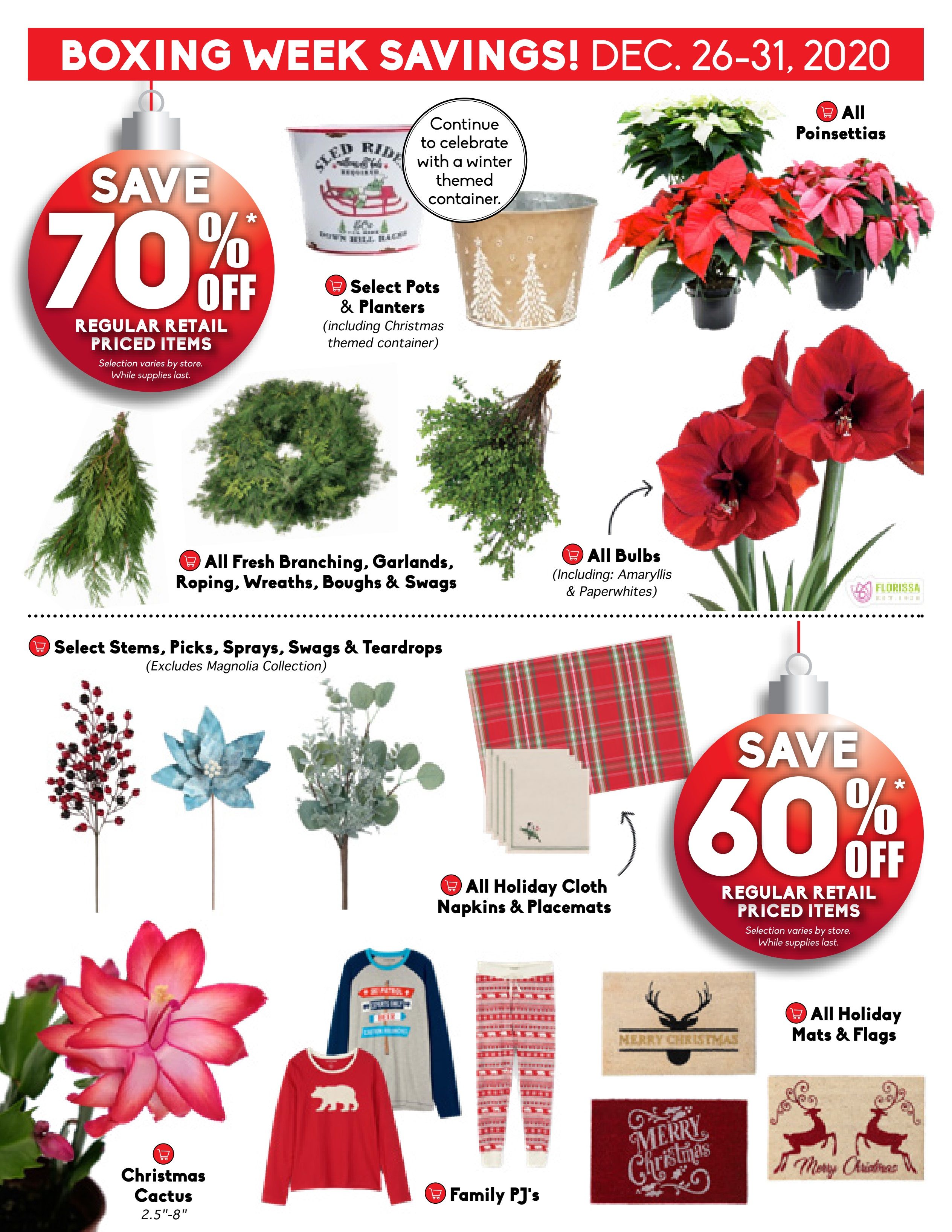 Sheridan Nurseries Flyer December 26 to 31